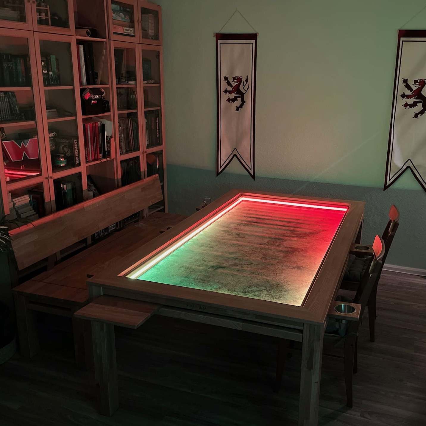 Brettspieltisch happyluza hungryluza gaming table top